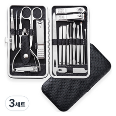 LAB&TOOLS 指甲剪 19種組, 3組, 黑色