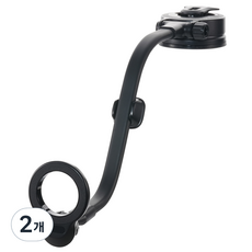 불스원 롱 플렉서블 맥세이프 자석 휴대폰 거치대, 2개, 검정
