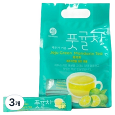 제주앤팜 제주가 키운 풋귤차 스틱, 25g, 15개입, 3개