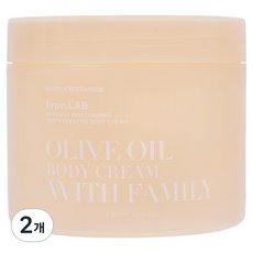 TRUE.LABORATORY 橄欖油身體霜 With Family, 2個, 300ml