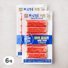 한성기업 프로틴 크랩, 140g, 6개