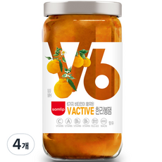 삼립 V Active 한라봉잼, 380g, 4개