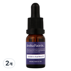 아로하트리즈 아로하페이스인 아사이베리 오일, 10ml, 2개