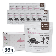 서울대밥스누 유아 현미 과자, 약콩, 36개, 10g