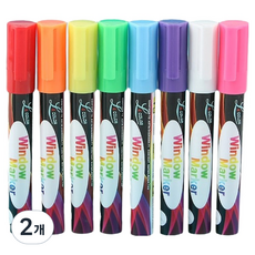 Coms 黑板螢光馬克筆8色組 BE130, 混合色, 2個