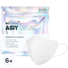 ezPharm 에어리 입체 비말차단마스크 대형 KF-AD, 30개입, 6개