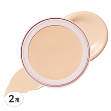 espoir 艾絲珀 Be Natural輕薄透亮氣墊粉餅補充蕊 14g, 21 Ivory, 2個