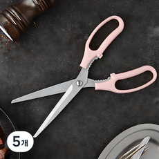 코멧 키친 클래식 주방가위 양손가위 26cm, 핑크, 5개