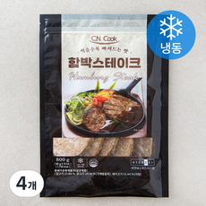 씨엔쿡 함박스테이크 10개입 (냉동), 800g, 4개