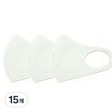 스파시스 구리 CF 마스크 시그니처 XS, 1개입, 15개, 화이트