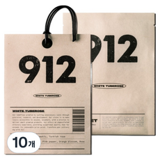 912 掛式室內香氛袋, 純淨晚香玉, 10個, 40g