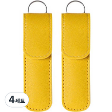 데일리리빙 귀청소 도구 휴대용 귀이개 옐로우, 4세트
