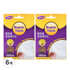 Vtech 물방울 양면 테이프, 6개