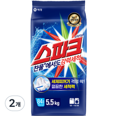 스파크 오리지널 분말세제, 5.5kg, 2개