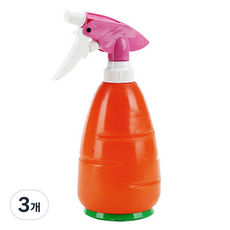 크린메이트 다용도 세제분무기 480ml, 주황색, 3개