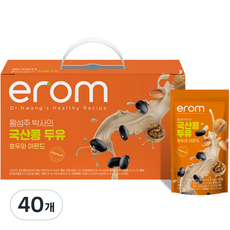 이롬 황성주 박사의 두유 호두와 아몬드, 180ml, 40개