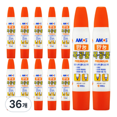 아모스 만능 목공풀, 36g, 36개