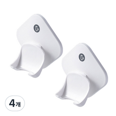 MONACO OLIVE LIVINGCAT 免鑽孔簡易刮鬍刀架, 單一顏色, 4個