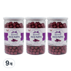 짱죽 헬로우까까짱 라이스퍼프 유아쌀과자, 자색고구마맛, 9개, 50g
