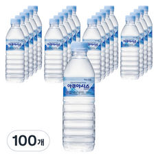 아쿠아시스 생수 유라벨, 100개, 500ml