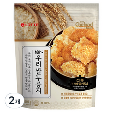 LOTTE 樂天 Chef Food 韓國米鍋巴, 2個, 500g