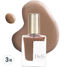 Deli Beauty 深糖漿 Lure in Mood 美甲彩妝指甲油, MBR802柔和可可色, 10ml, 3個