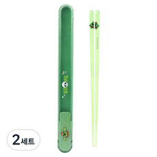 LiLFANT 荒野亂鬥 野餐筷子 + 靜音筷盒組, 2套, 筷子 + 筷盒, 史派克