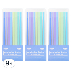 비팬시 롱 인덱스 스티커 썸머브리즈, 160개입, 9개