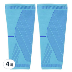 에코벨 러닝 축구 등산 카프 슬리브 종아리 압박밴드 보호대, 4개, 블루