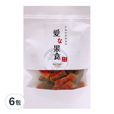 MISAKO 美佐子 嚴選果乾系列 紅心芭樂乾, 6包, 100g