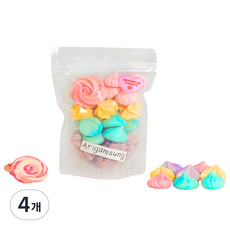 ARIGAMSUNG 夾鏈袋型原味馬林糖, 4個, 24g