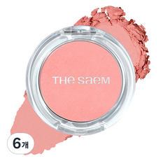 더샘 젤리 블러셔 4.5g, PK04 피치 슈, 6개