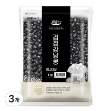 더담은 검정강낭콩, 1kg, 3개