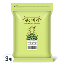곳간지기 완두콩, 4kg, 3개