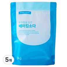 INNER HOME 小蘇打粉, 2kg, 5個