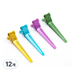 美容院剪髮美容髮夾 小型, 隨機出貨, 12個