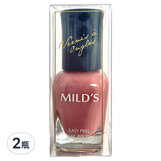 MILD'S 曼思 水性可剝指甲油 優雅粉 7ml 無需去光水 輕鬆卸甲, 2件