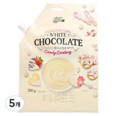 Bread Garden 裝飾與塗層用白巧克力片, 5個, 300g