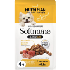 동원뉴트리플랜 강아지 소프트뮨 기능성 사료, 피부/피모, 1.2kg, 4