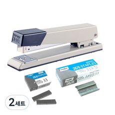 WHASHIN 131訂書機+33號針 1000入+5000入組, 2組, 象牙色（訂書機）