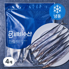 비비수산 원양산 꽁치 (냉동), 1kg, 4개