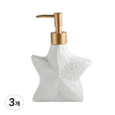 에코 욕실 샴푸용기, 불가사리, 3개