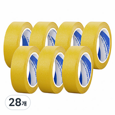 OON 마스킹 테이프 노란색 20mm, 28개