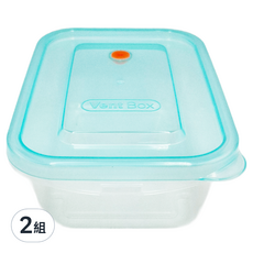 KEYWAY 聯府 易廚樂 保鮮盒 VBR5204 176 x 115 x 56mm 640g 520ml, 2組, 4個容器 + 4個蓋子
