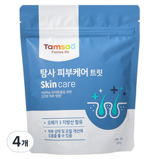 탐사 강아지 뉴트리션 트릿 영양제, 피부/피모, 4개