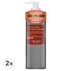 Millobe 頂級鍵合啤酒酵母護髮素 花園香氛, 2個, 500ml