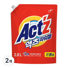 碧珍 愛仕 滾筒用強力凝膠洗衣精 清新花香 補充包, 2L, 2個