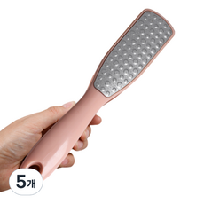 라델리 깔끔한 발각질제거기 납작줄 분홍색, 150g, 5개, 1개입