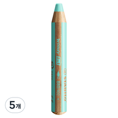 STABILO 思筆樂 Woody 色鉛筆 402 粉彩藍, 1色, 5個