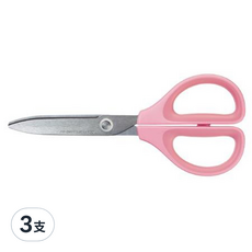 KOKUYO 國譽 SAXA空氣彈力剪 標準輕量, 粉色, 3支